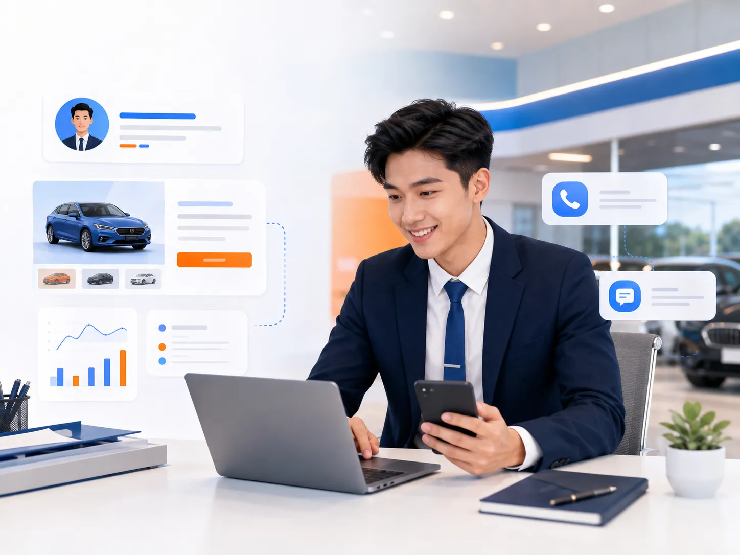 Sale ô tô xây dựng thương hiệu cá nhân và bán hàng bằng website